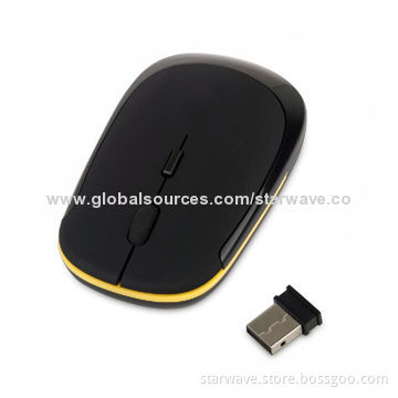 Wireless Optical Mouse with 2GHz Radio Frequency Technology and 1.5V Rating Working Voltage